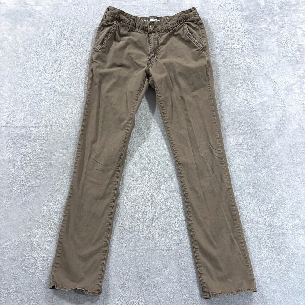 Buckle BKE Casuals Alec Pants Men's 30x30 Stretch Brown Chino Flat Front